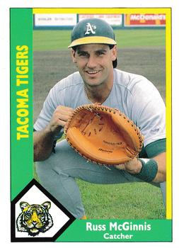 1990 CMC Tacoma Tigers #21 Russ McGinnis Front