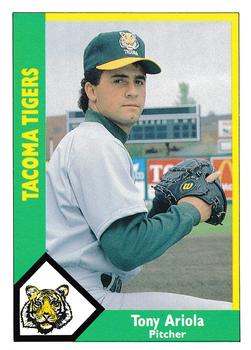 1990 CMC Tacoma Tigers #4 Tony Ariola Front