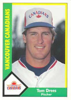 1990 CMC Vancouver Canadians #3 Tom Drees Front