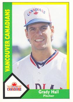 1990 CMC Vancouver Canadians #6 Grady Hall Front
