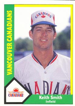 1990 CMC Vancouver Canadians #19 Keith Smith Front