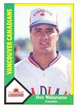 1990 CMC Vancouver Canadians #22 Don Wakamatsu Front