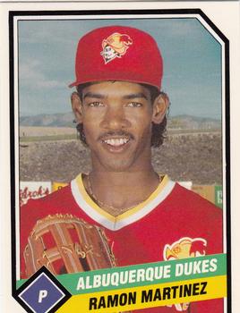 1989 CMC Albuquerque Dukes #7 Ramon Martinez  Front
