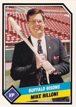 1989 CMC Buffalo Bisons #1 Mike Billoni Front
