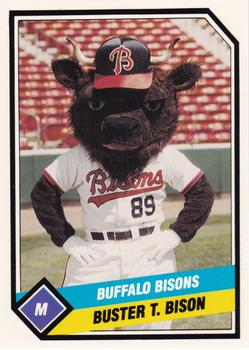 1989 CMC Buffalo Bisons #12 Buster T. Bison Front