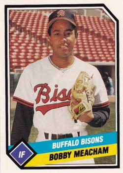 1989 CMC Buffalo Bisons #17 Bobby Meacham  Front