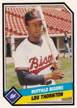 1989 CMC Buffalo Bisons #22 Lou Thornton  Front