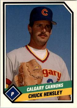 1989 CMC Calgary Cannons #2 Chuck Hensley  Front