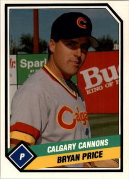 1989 CMC Calgary Cannons #9 Bryan Price  Front