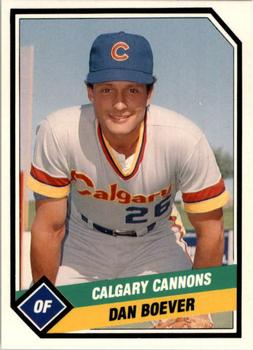 1989 CMC Calgary Cannons #12 Dan Boever  Front