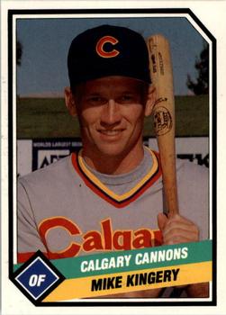 1989 CMC Calgary Cannons #20 Mike Kingery  Front