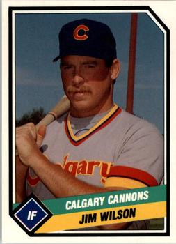 1989 CMC Calgary Cannons #22 Jim Wilson  Front
