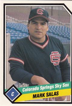 1989 CMC Colorado Springs Sky Sox #20 Mark Salas  Front