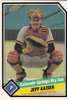 1989 CMC Colorado Springs Sky Sox #3 Jeff Kaiser  Front