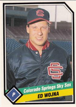 1989 CMC Colorado Springs Sky Sox #4 Ed Wojna  Front