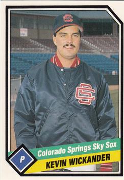 1989 CMC Colorado Springs Sky Sox #5 Kevin Wickander  Front
