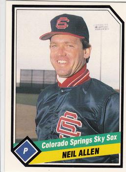 1989 CMC Colorado Springs Sky Sox #6 Neil Allen  Front