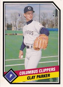1989 CMC Columbus Clippers #4 Clay Parker  Front