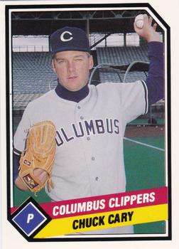 1989 CMC Columbus Clippers #7 Chuck Cary  Front