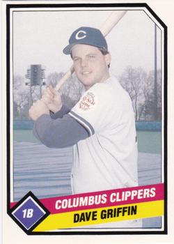 1989 CMC Columbus Clippers #27 Dave Griffin  Front
