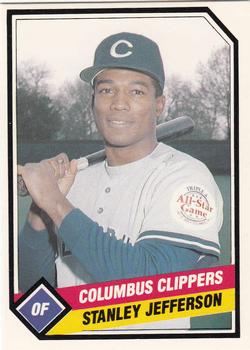 1989 CMC Columbus Clippers #28 Stanley Jefferson  Front