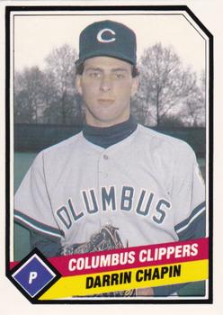 1989 CMC Columbus Clippers #30 Darrin Chapin  Front