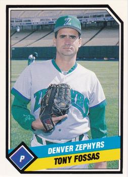 1989 CMC Denver Zephyrs #3 Tony Fossas  Front