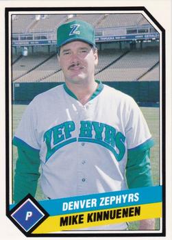 1989 CMC Denver Zephyrs #4 Mike Kinnunen  Front
