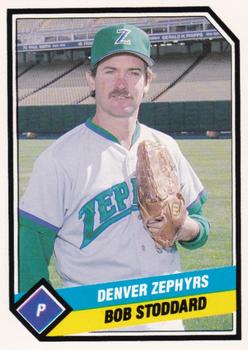 1989 CMC Denver Zephyrs #11 Bob Stoddard  Front