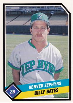 1989 CMC Denver Zephyrs #15 Billy Bates  Front