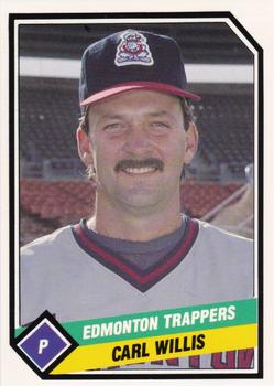 1989 CMC Edmonton Trappers #3 Carl Willis  Front
