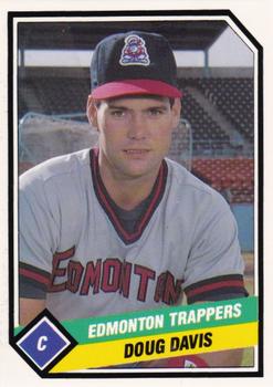 1989 CMC Edmonton Trappers #15 Doug Davis Front