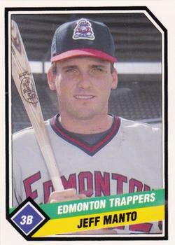 1989 CMC Edmonton Trappers #20 Jeff Manto  Front