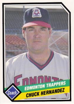 1989 CMC Edmonton Trappers #24 Chuck Hernandez Front