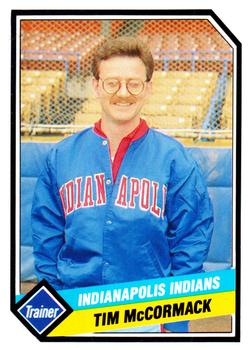 1989 CMC Indianapolis Indians #9 Tim McCormack Front