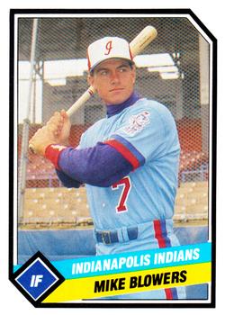 1989 CMC Indianapolis Indians #14 Mike Blowers  Front