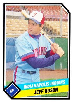 1989 CMC Indianapolis Indians #18 Jeff Huson  Front