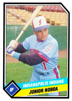 1989 CMC Indianapolis Indians #20 Junior Noboa  Front