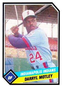 1989 CMC Indianapolis Indians #22 Darryl Motley  Front