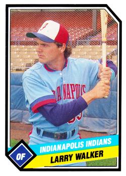 1989 CMC Indianapolis Indians #23 Larry Walker  Front