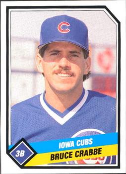 1989 CMC Iowa Cubs #14 Bruce Crabbe  Front