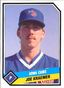 1989 CMC Iowa Cubs #3 Joe Kraemer  Front