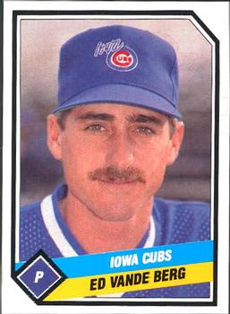 1989 CMC Iowa Cubs #4 Ed Vande Berg  Front