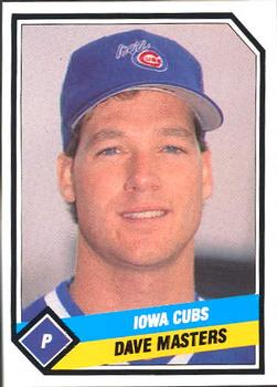 1989 CMC Iowa Cubs #6 David Masters Front