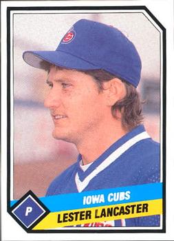 1989 CMC Iowa Cubs #8 Les Lancaster  Front