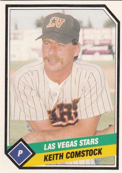 1989 CMC Las Vegas Stars #2 Keith Comstock  Front