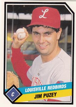 1989 CMC Louisville Redbirds #12 Jim Puzey  Front