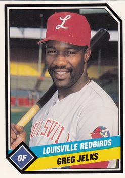 1989 CMC Louisville Redbirds #19 Greg Jelks  Front