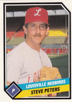 1989 CMC Louisville Redbirds #9 Steve Peters  Front
