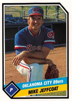 1989 CMC Oklahoma City 89ers #4 Mike Jeffcoat  Front